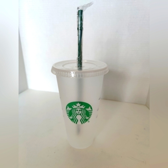 Starbucks Cold Drink To-Go Cup w/Lid & Straw, 24 oz. New, unused - Picture 1 of 7
